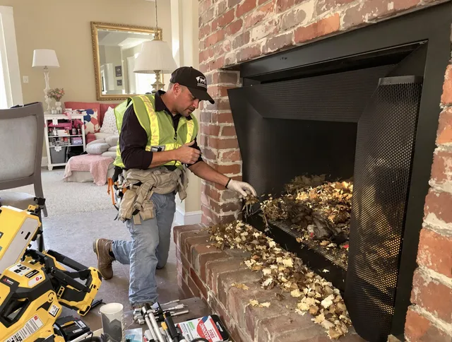 Safe screening installation by Garden City Chimney Sweep in Garden City, GA