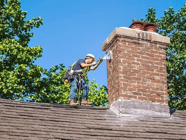 Garden City Chimney Sweep performing an inspection with advanced tools in Garden City, GA
