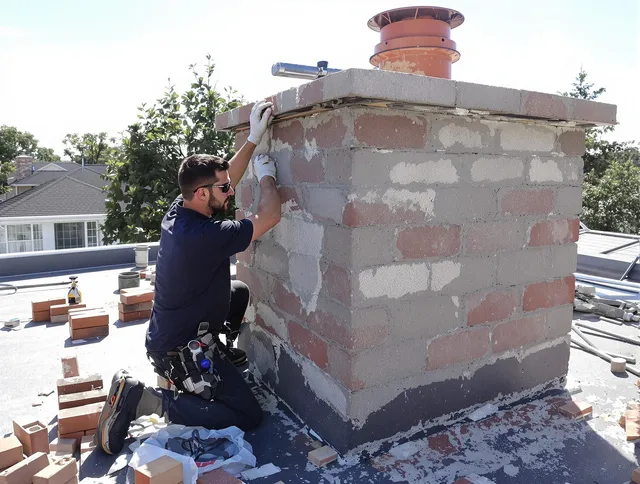 Advanced chimney repair process by Garden City Chimney Sweep in Garden City, GA