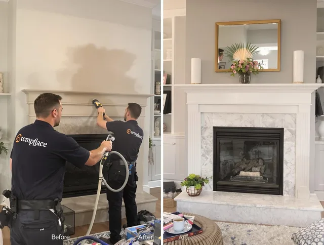 Professional soot removal by Garden City Chimney Sweep team in Garden City, GA